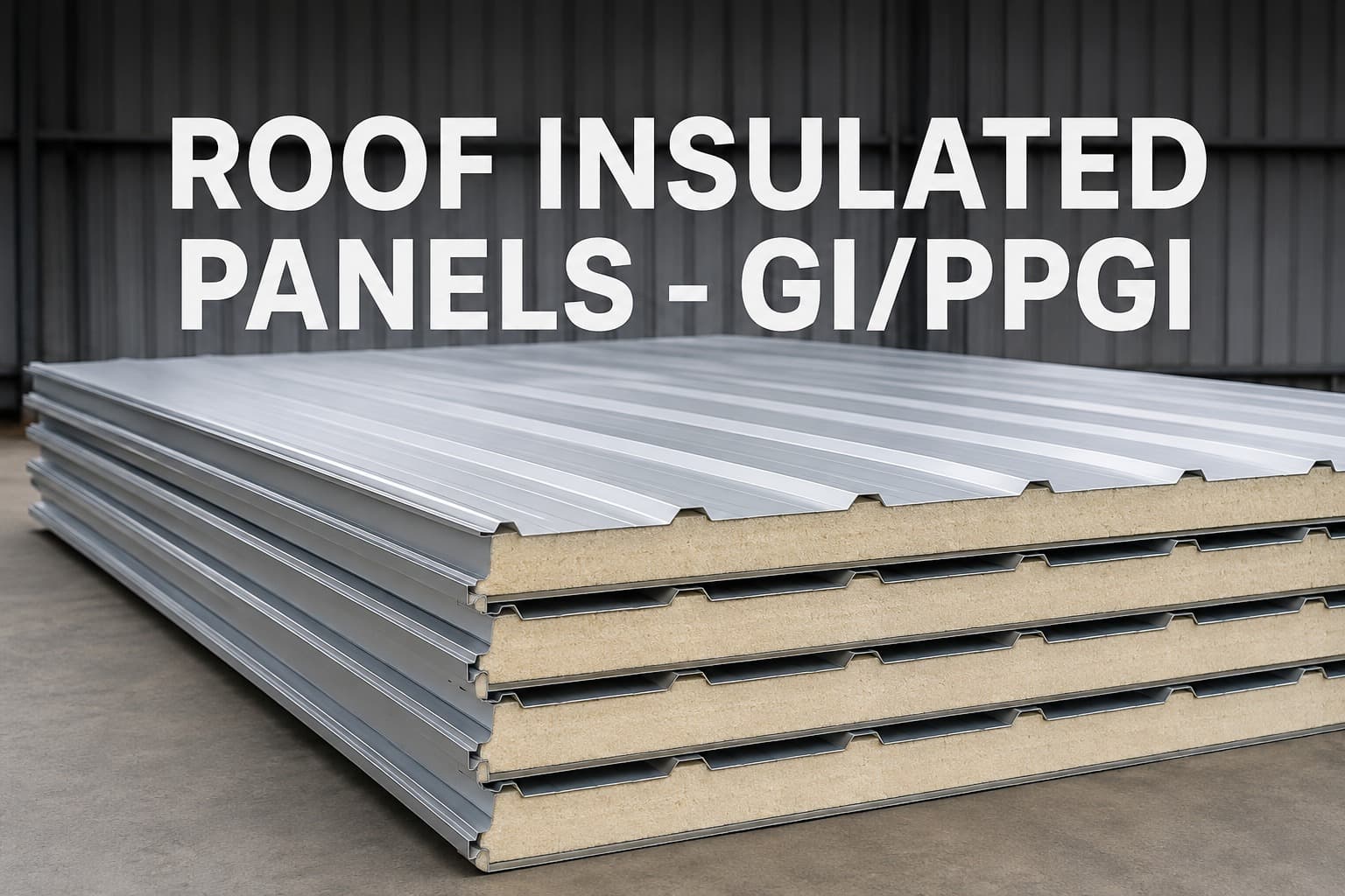 Roof Insulated Panels - GI/PPGI product image 1